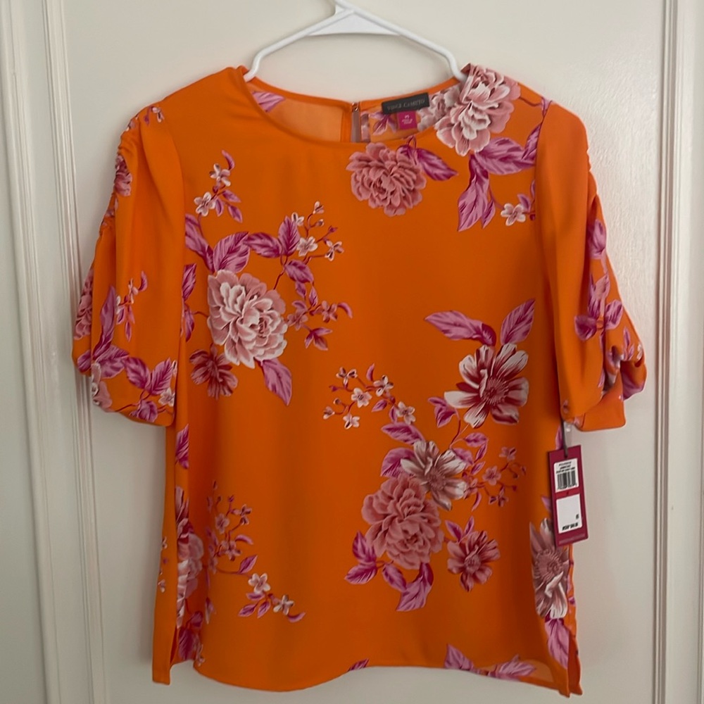Vince Camuto Floral Top XS